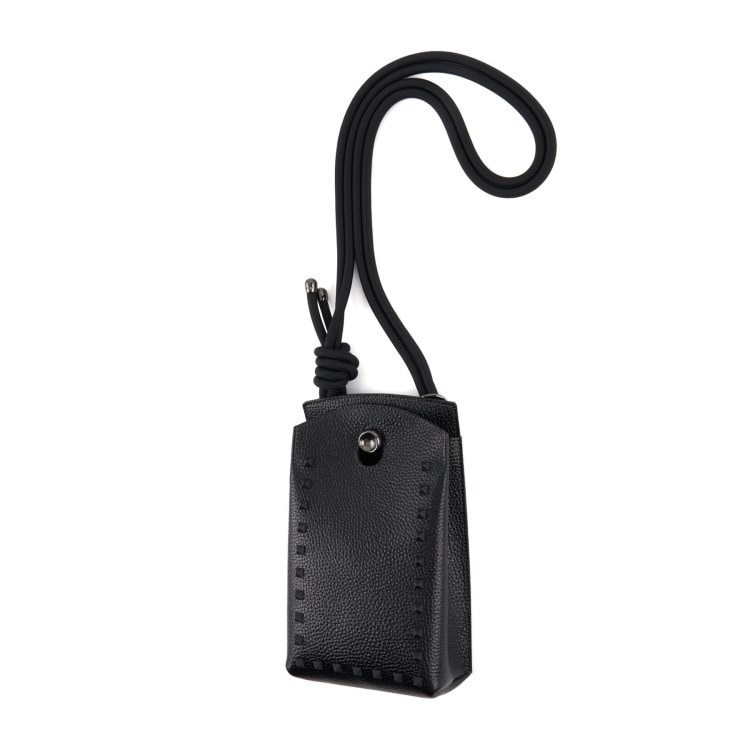 ブラスボタン サコッシュ スタッズ】ショルダーバッグ（ショルダー