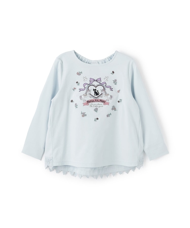 ネコドリーミー刺しゅう長袖Tシャツ（Tシャツ） | ANNA SUI mini