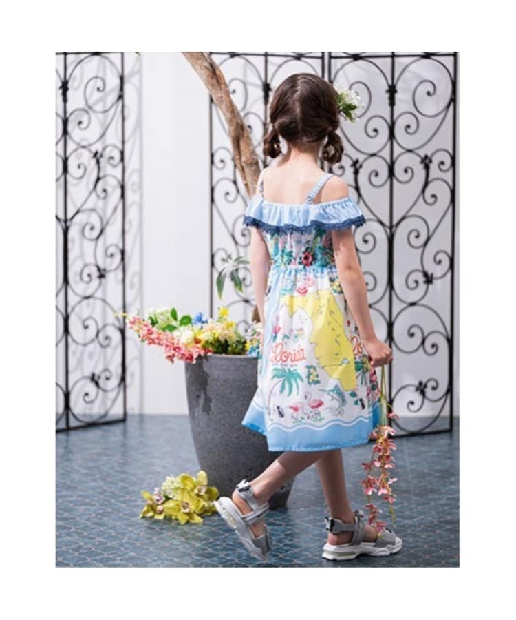 ANNA SUI リゾート柄ワンピース（ミドルワンピース） | ANNA SUI mini