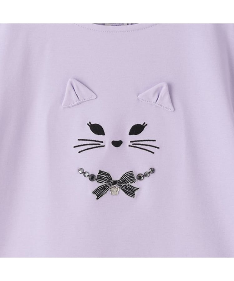 ネコフェイスTシャツ（Tシャツ） | ANNA SUI mini（アナ スイ・ミニ