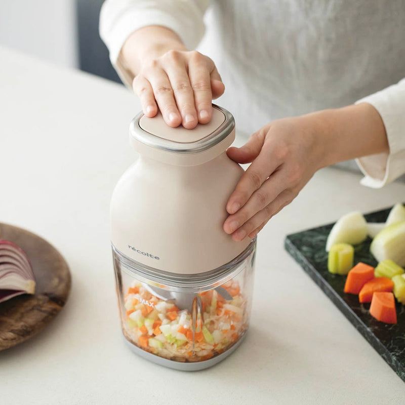 recolte（レコルト）コードレスカプセルカッターボンヌ クリーム