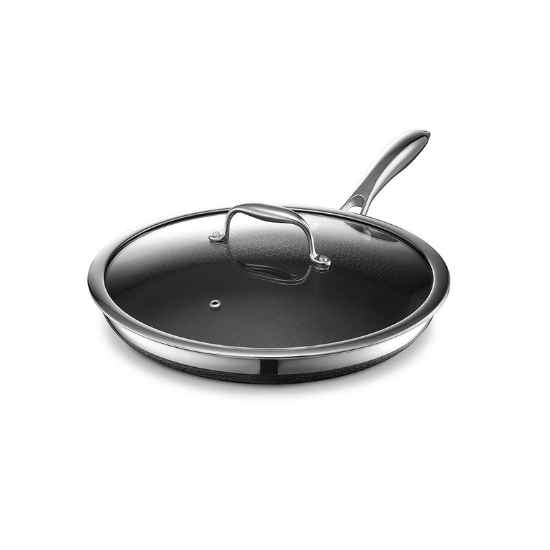 HexClad（ヘックスクラッド）ハイブリッド フライパン 蓋付き（Hybrid