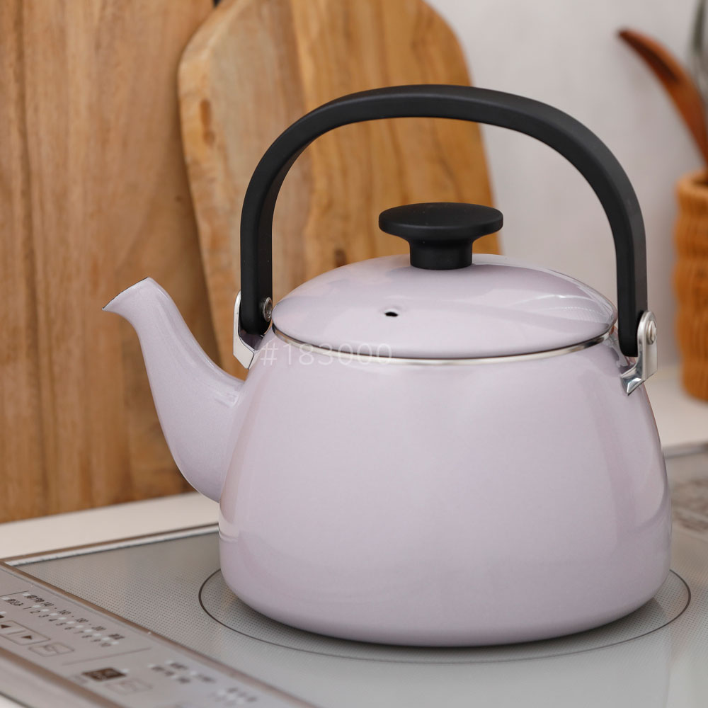 富士ホーロー コットンプラス 2.5L ケトル パープル CTP-2.5K.PU