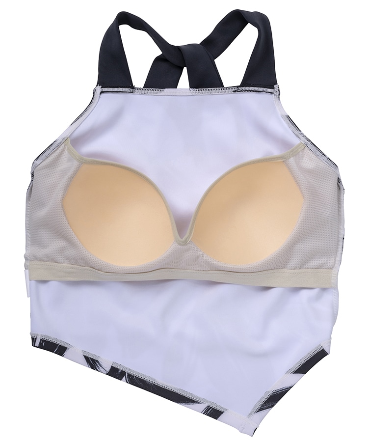 SUKALA】ハートプリントホルターネックブラトップ(Sサイズ オフ