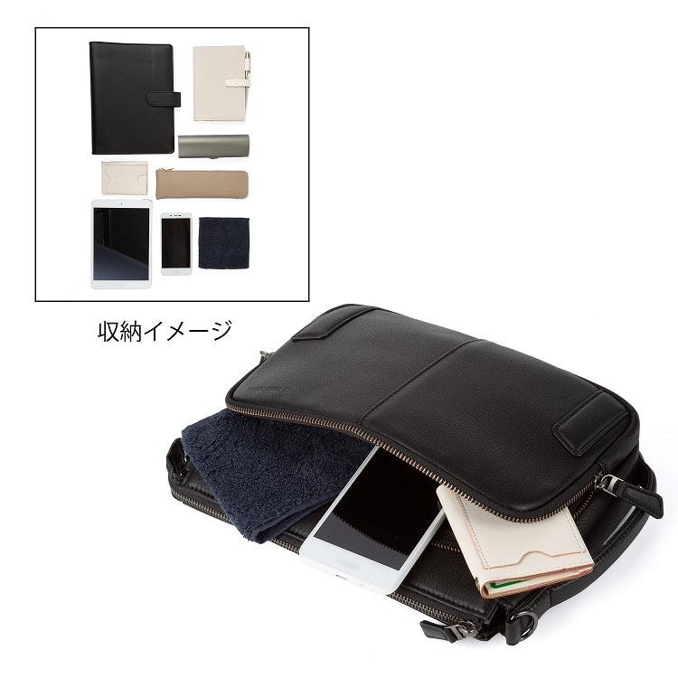 LO HOMME PRESSE／ロ・オム・プレッセ アルカイックソフト 本革 横型