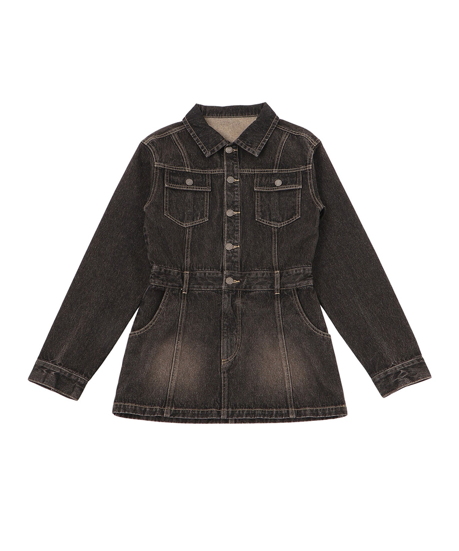 デニムジャケットミニワンピース｜ACLENT（アクレント）