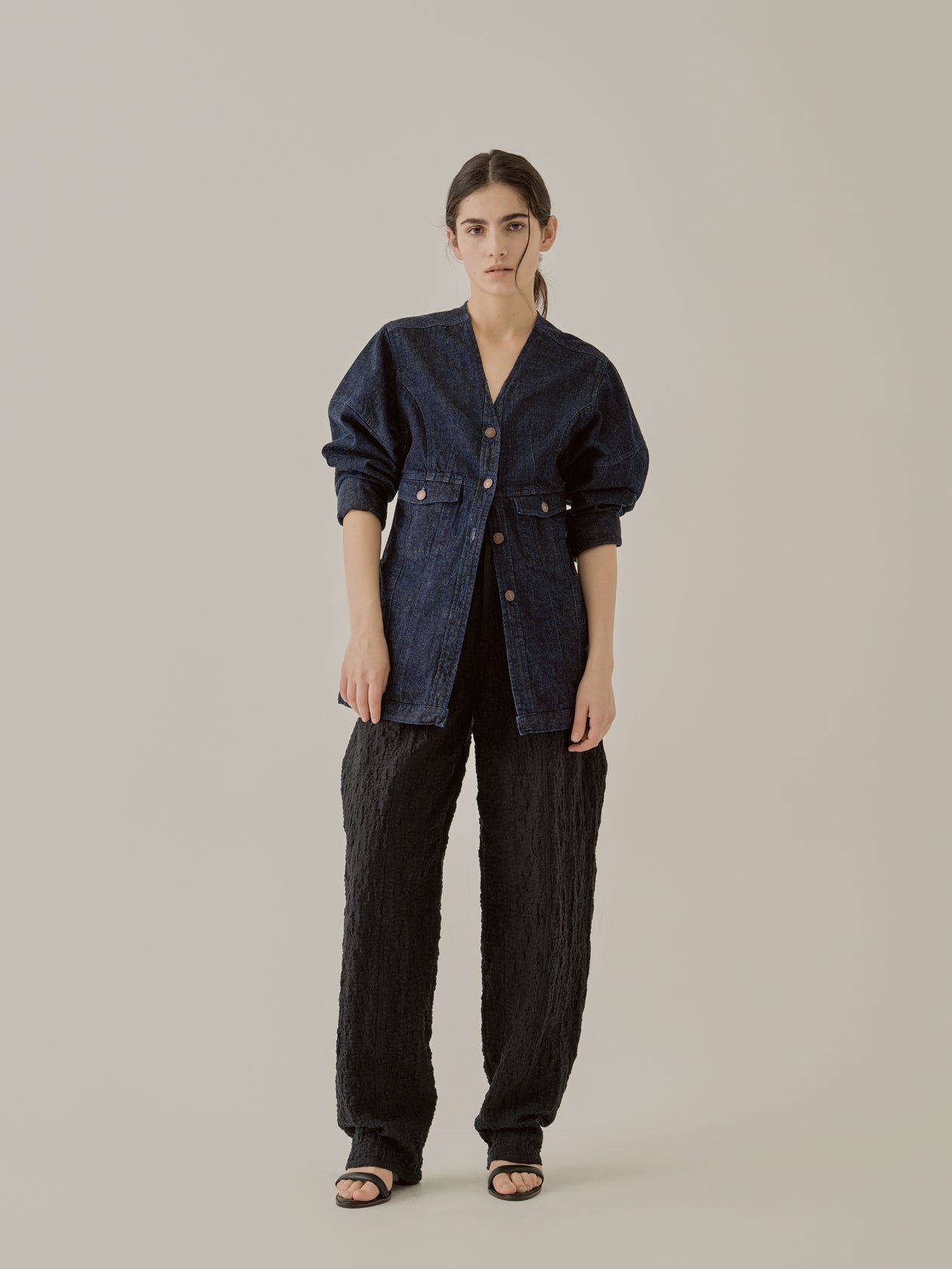 Helene denim jacket NV *Exclusive Color | AKIRANAKA ONLINESTORE