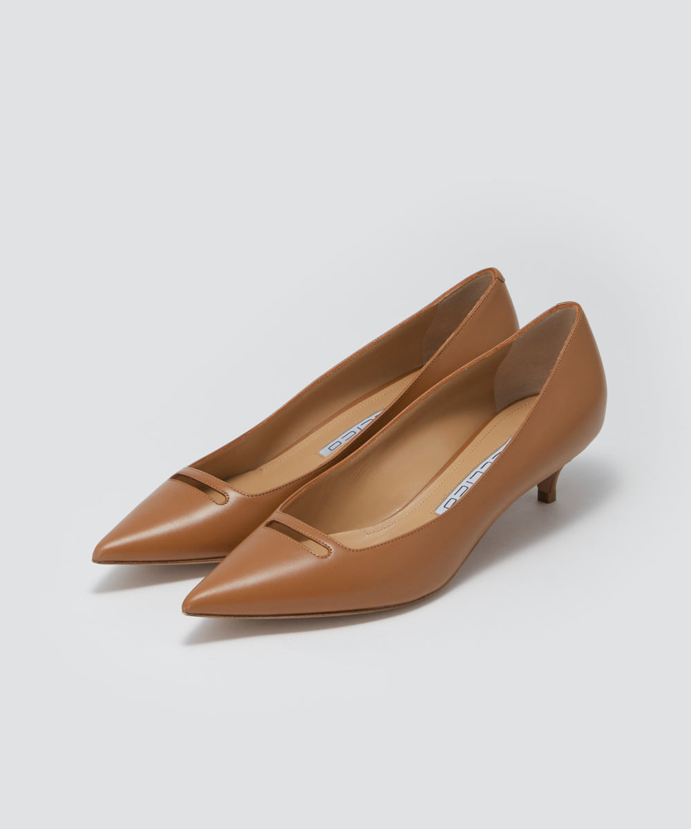 PELLICO | アネッリ スムース パンプス 3.5cm CLAY - アマンオンライン