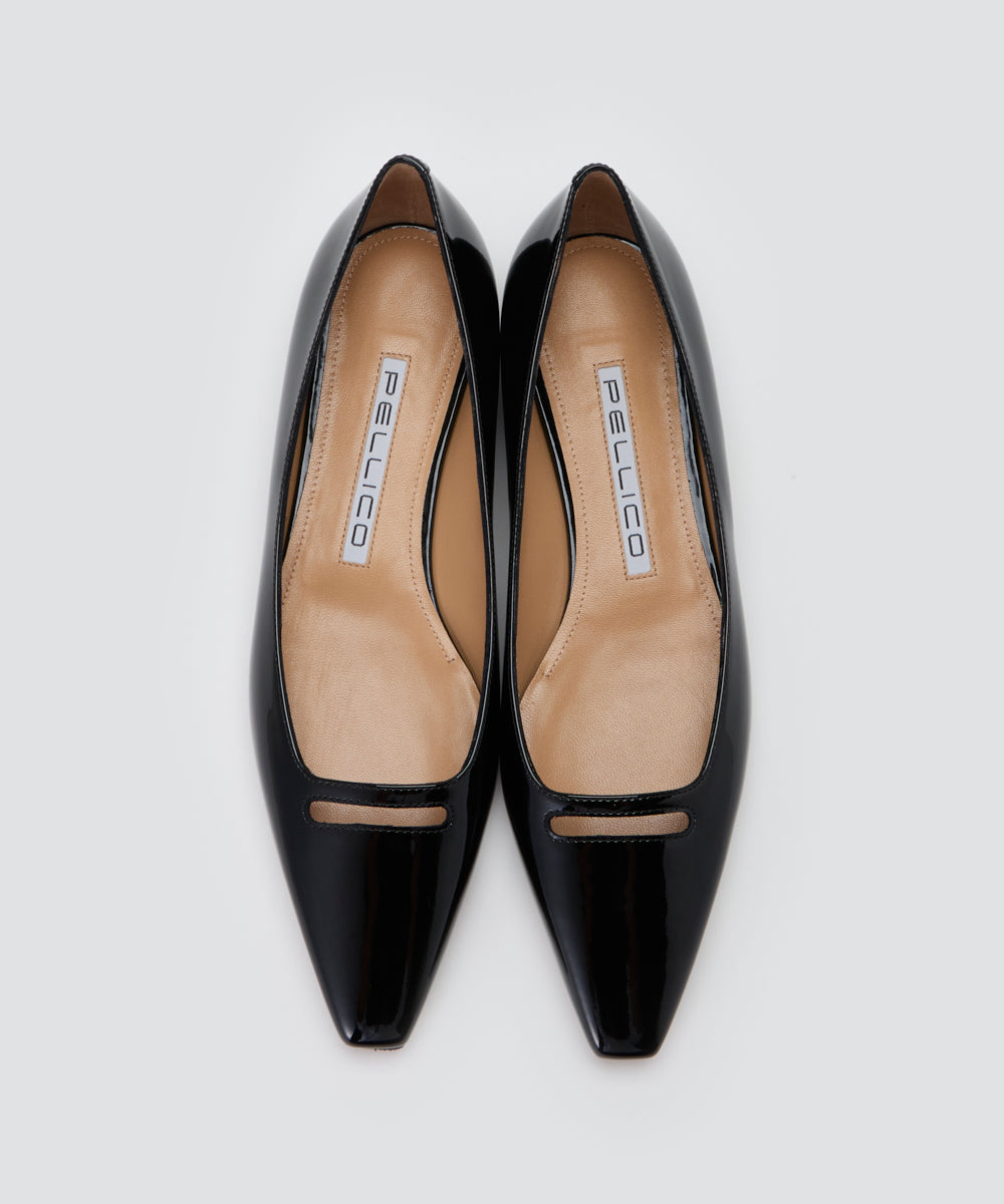 PELLICO | アネッリソレッラ エナメル パンプス 1.0cm BLACK - アマン