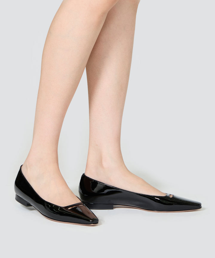 PELLICO | アネッリソレッラ エナメル パンプス 1.0cm BLACK - アマン