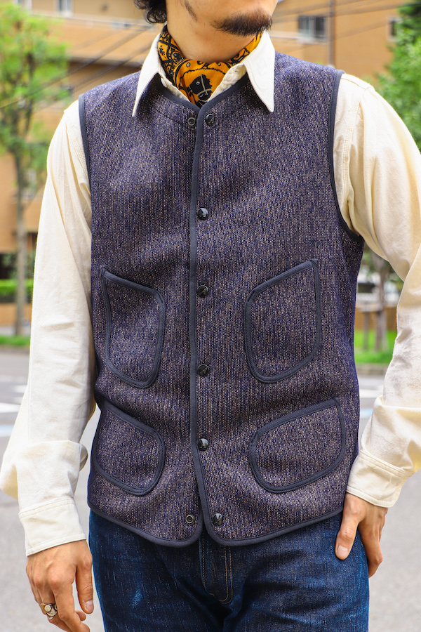 ANATOMICA SAPPORO ONLINE STORE / BEACH CLOTH VEST / WOOL COTTON