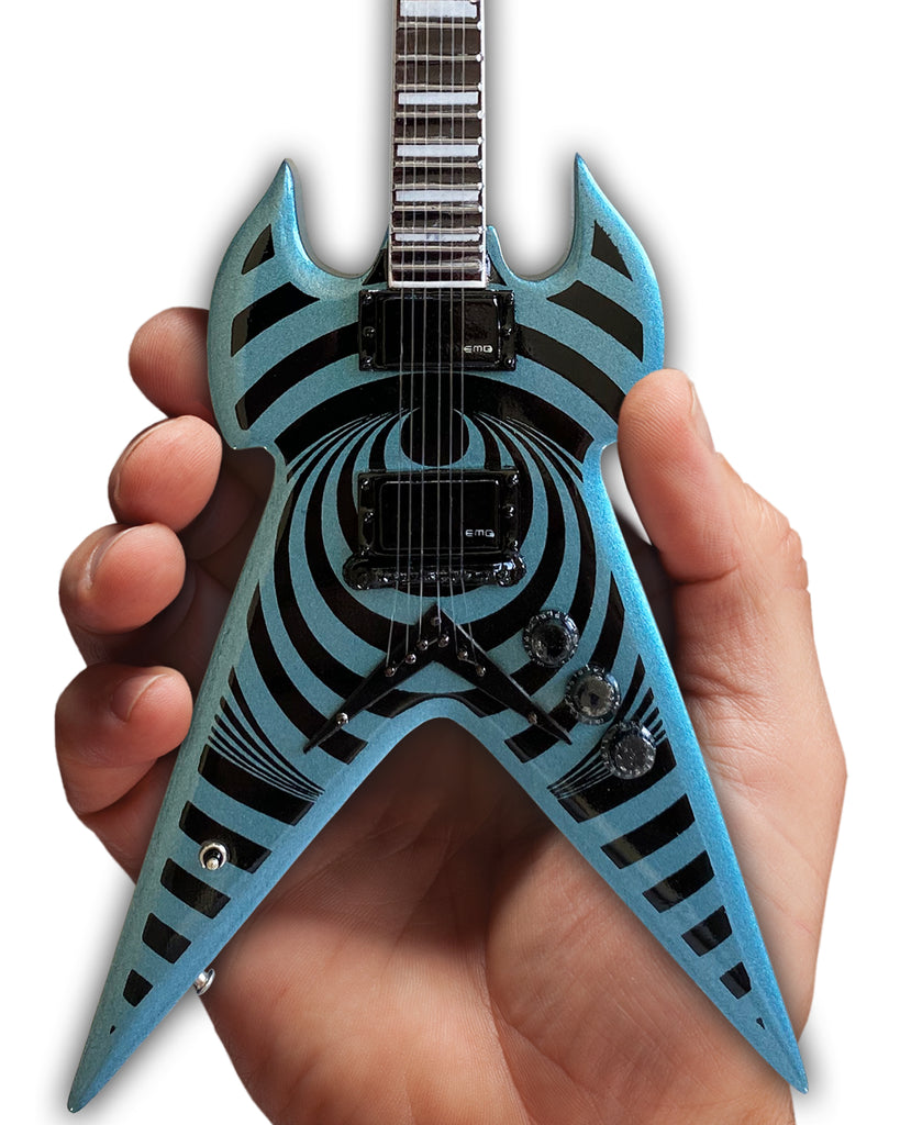 Zakk Wylde WARHAMMER Pelham Blue Vertigo Mini Guitar Replica
