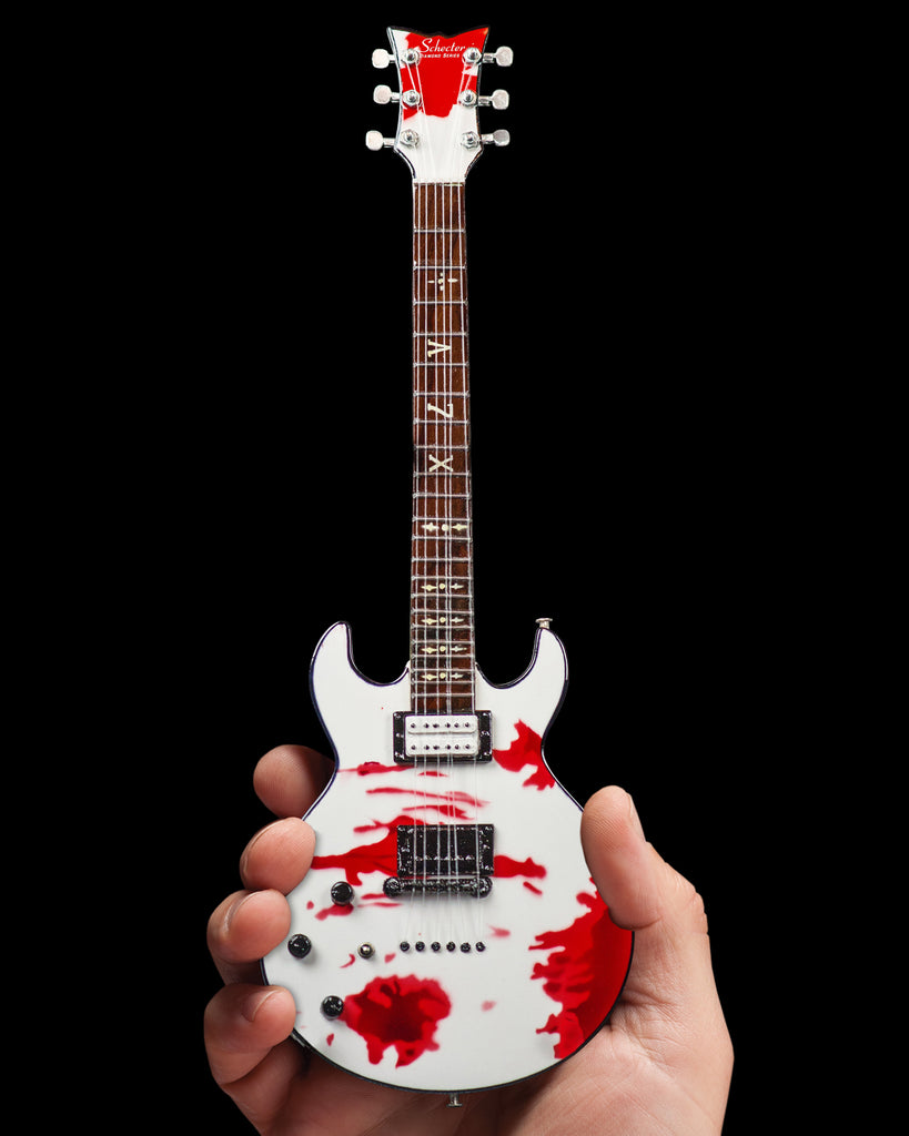 Officially Licensed Zacky Vengeance Blood Splat Schecter Mini