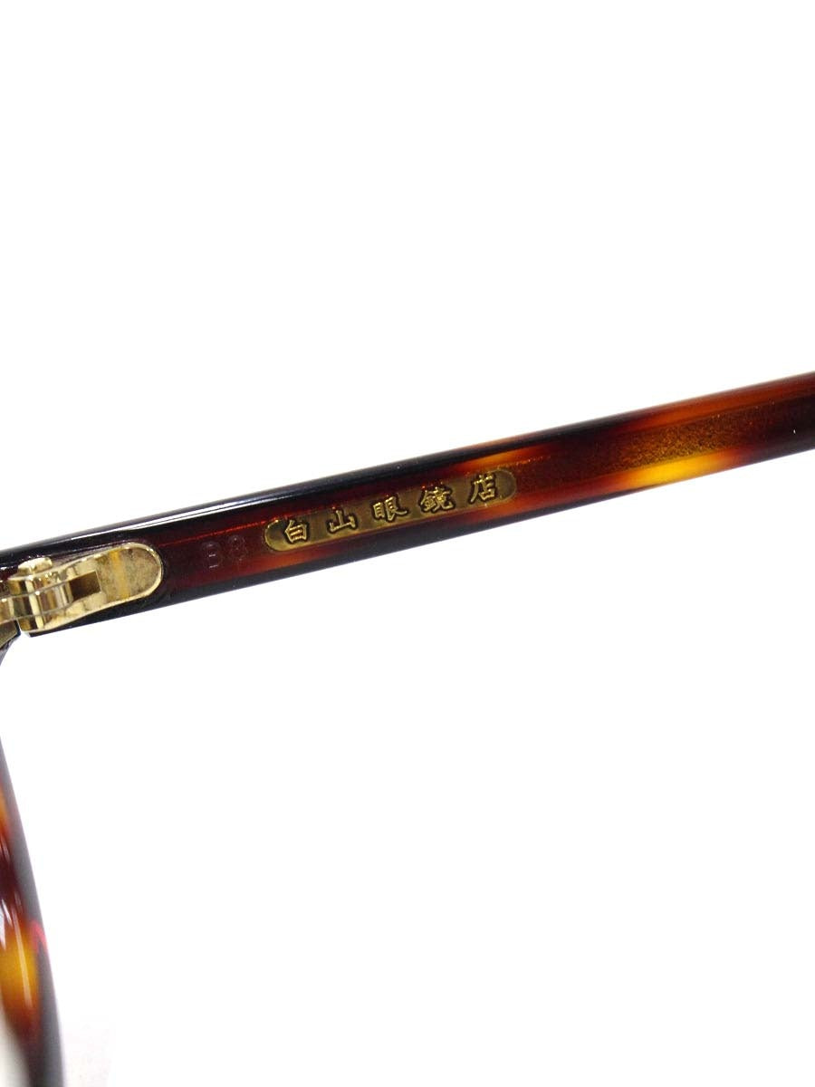 白山眼鏡店 ROUND classic ラウンド クラシック メガネ ブラウン セル