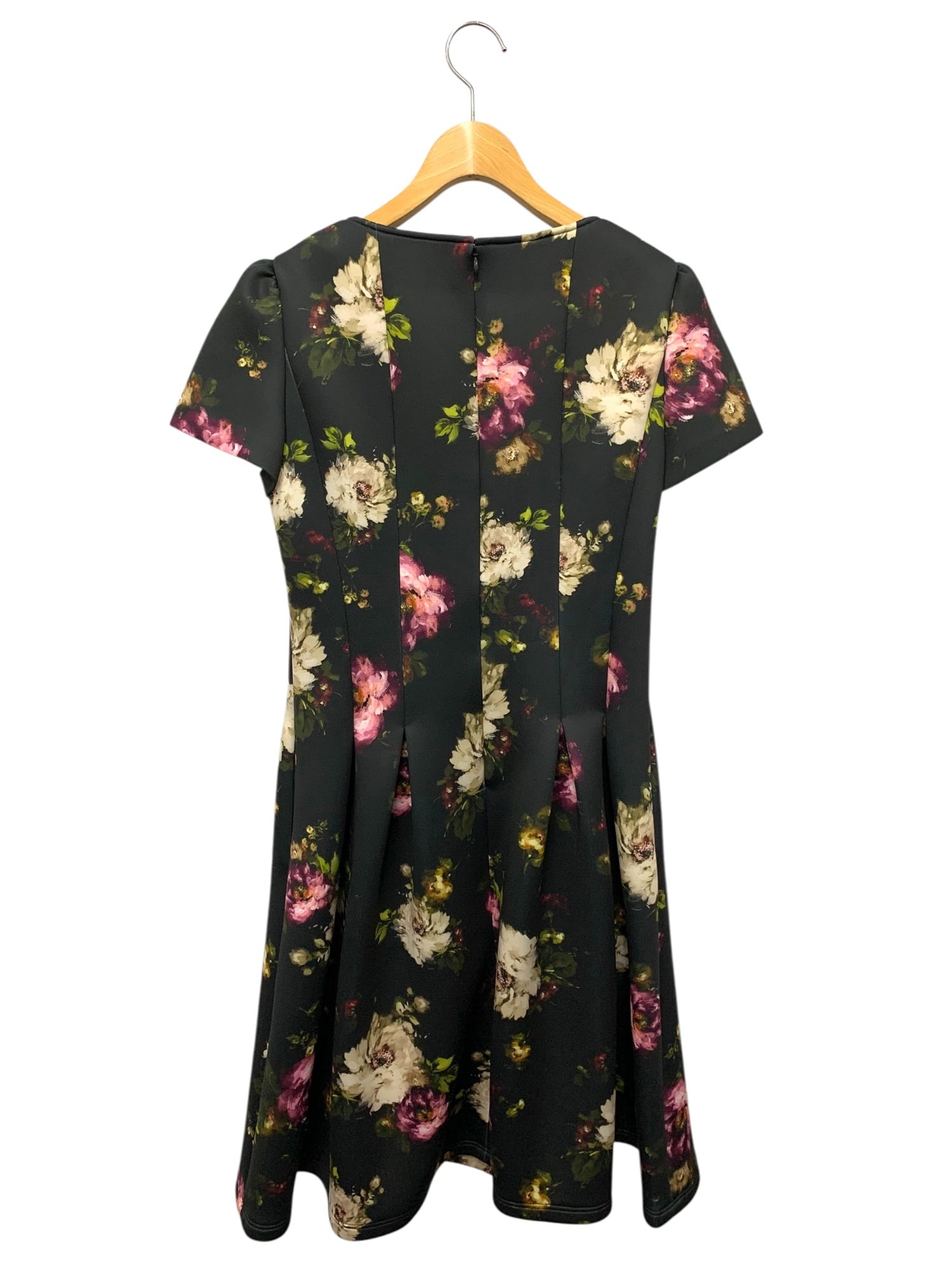 エムズグレイシー インクジェットフラワープリントドレス 111501