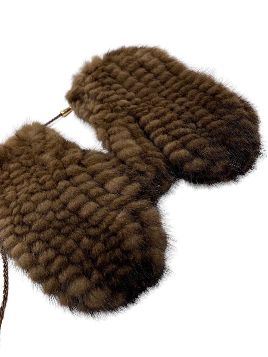 ウィークエンドマックスマーラ 560570 手袋 ブラウン ミンク