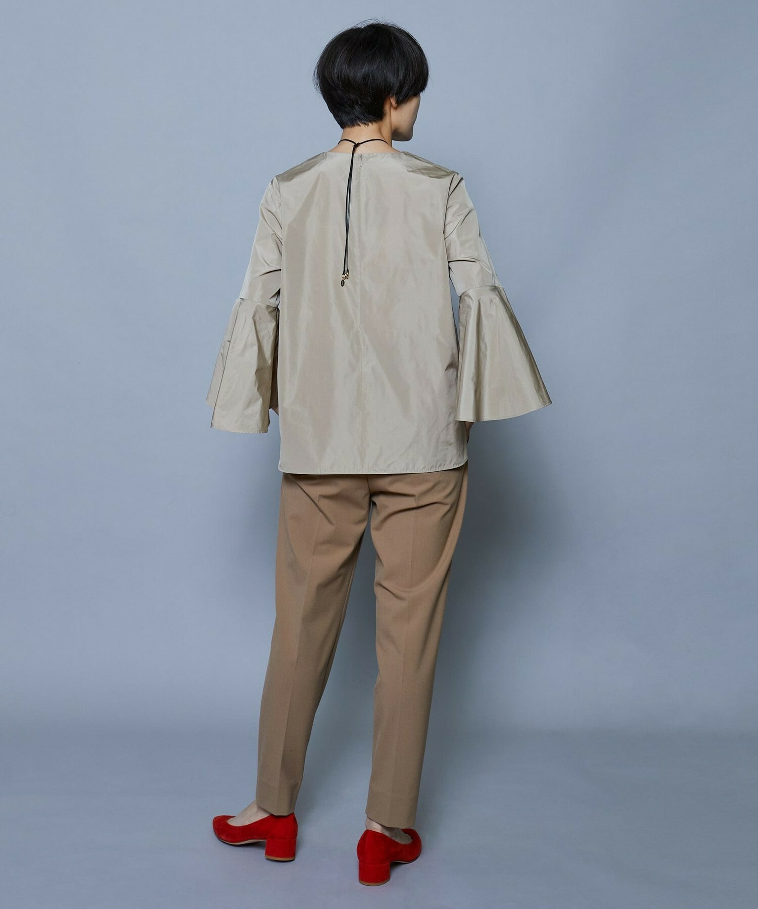 スタイリスト戸野塚かおるコラボ 2WAYストレッチテーパードパンツ