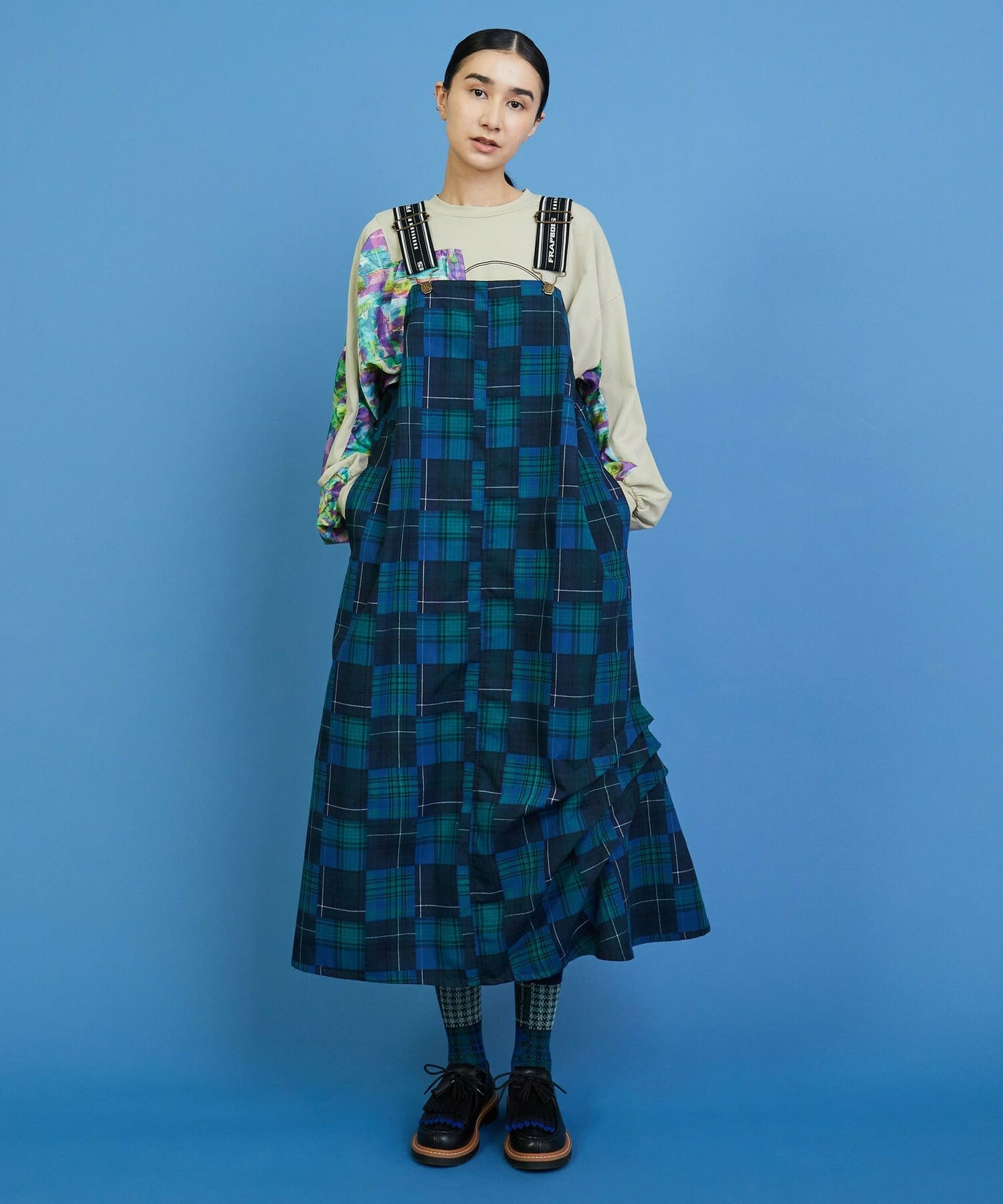 チェックチェック ジャンパースカート｜BIGI online store - ビギ