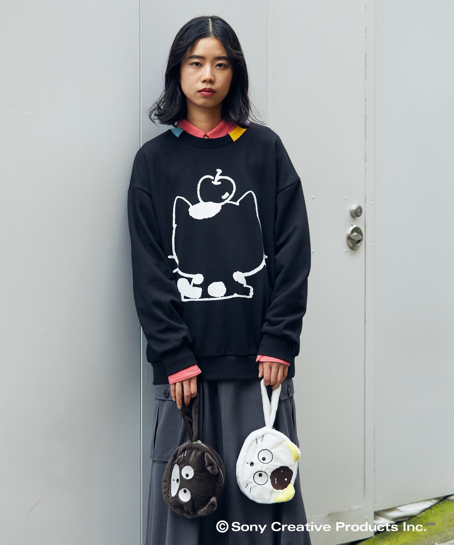 カラーリブスウェット FRAPBOISxタマ＆フレンズ｜BIGI online store