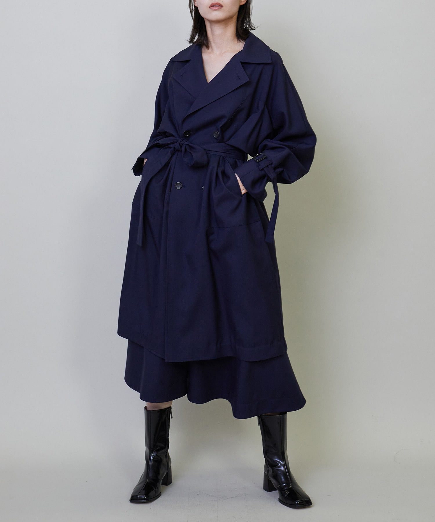 ウールギャバトレンチコート｜BIGI online store - ビギ オンラインストア