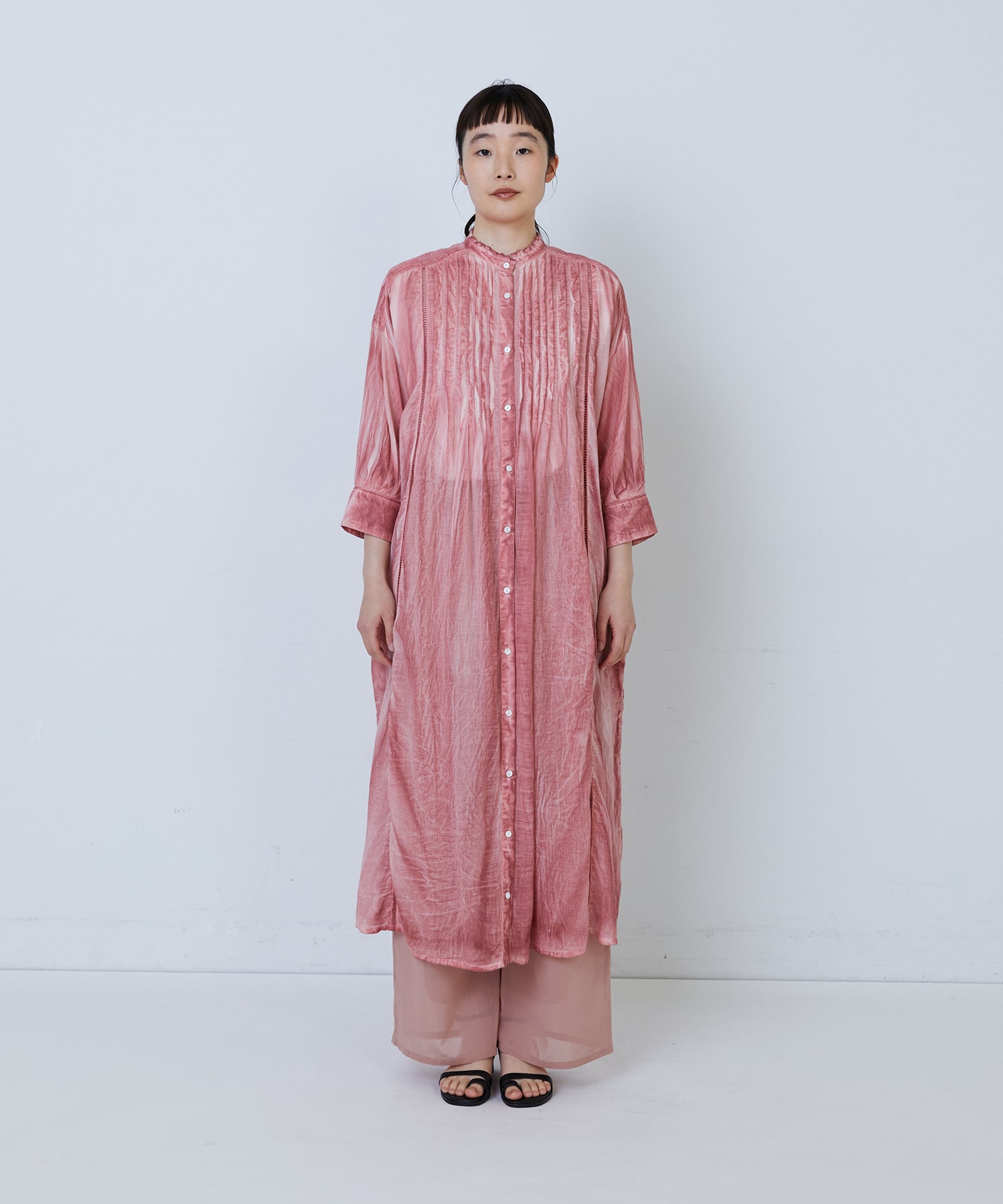 MTサイズ有り】インドピグメントダイシャツワンピース｜BIGI online