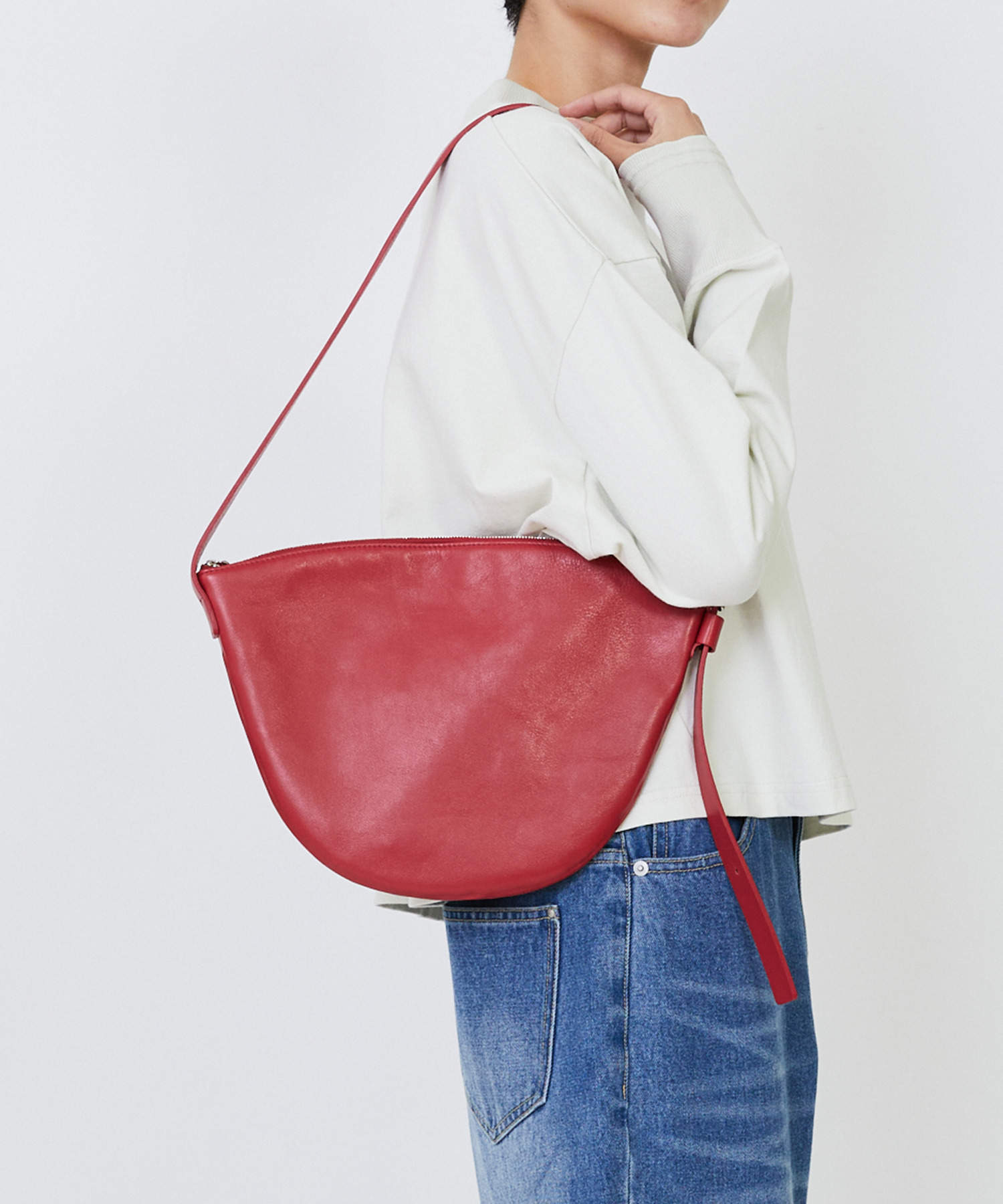 Bucket Baggage】【別注カラー】＜Orange Piece Shoulder ＞ショルダー