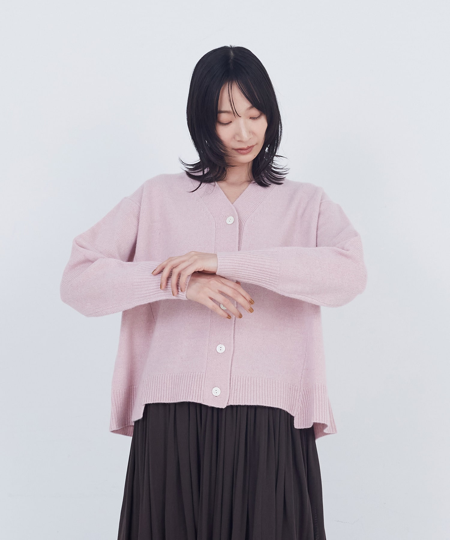 1月お気に入り登録ブランド内2位】ウールカシミヤニットカーディガン