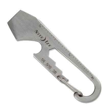 NITE IZE* doohickey key tool (silver) - BLUE LUG ONLINE STORE