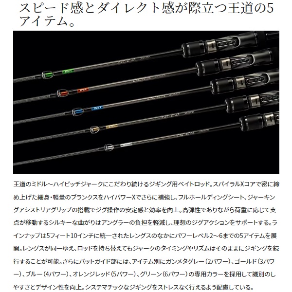 シマノ オフショアロッド 23オシアジガー B 510-3 (ベイト 1ピース