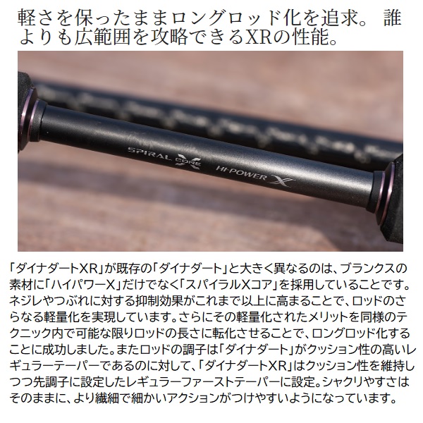 シマノ ダイナダート XR S90M(スピニング 2ピース): 竿｜釣具の通販