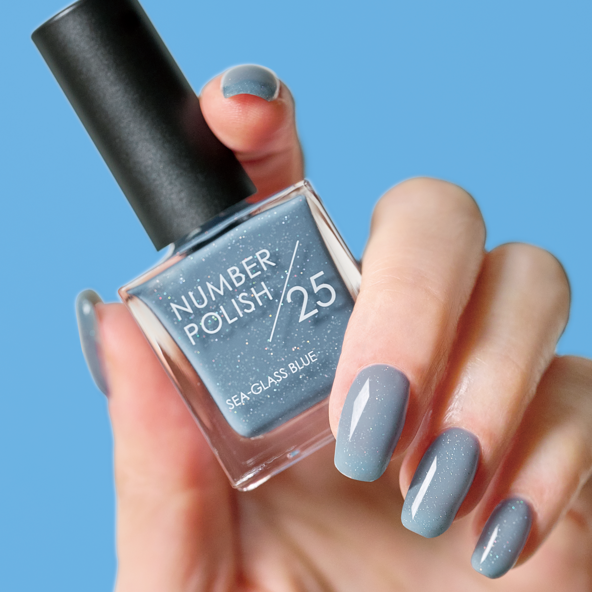 NUMBER POLISH（ナンバーポリッシュ）25 Sea-glass Blue | D-UP 公式