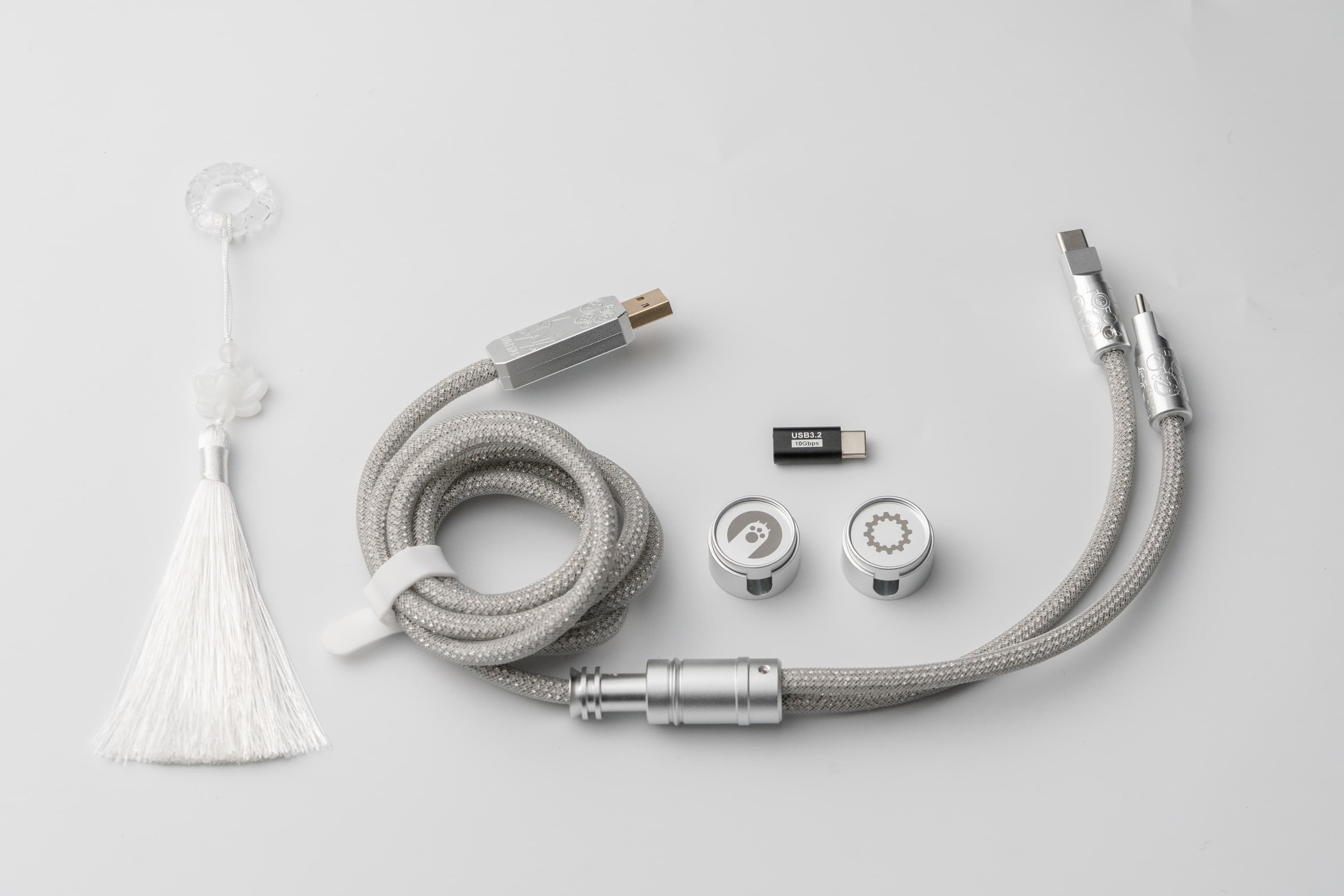 WINSHOP Split Dual 8K Gaming Cable AM Edition