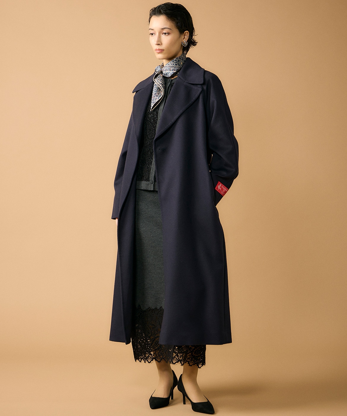 CONTESSA》カシミヤラグランラップコート《PIACENZA》｜INED（イネド