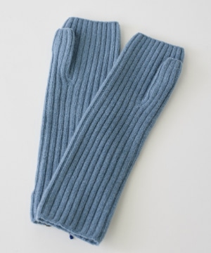 ミドルゲージカシミヤ リブアームウォーマー《ASAUCE MELER