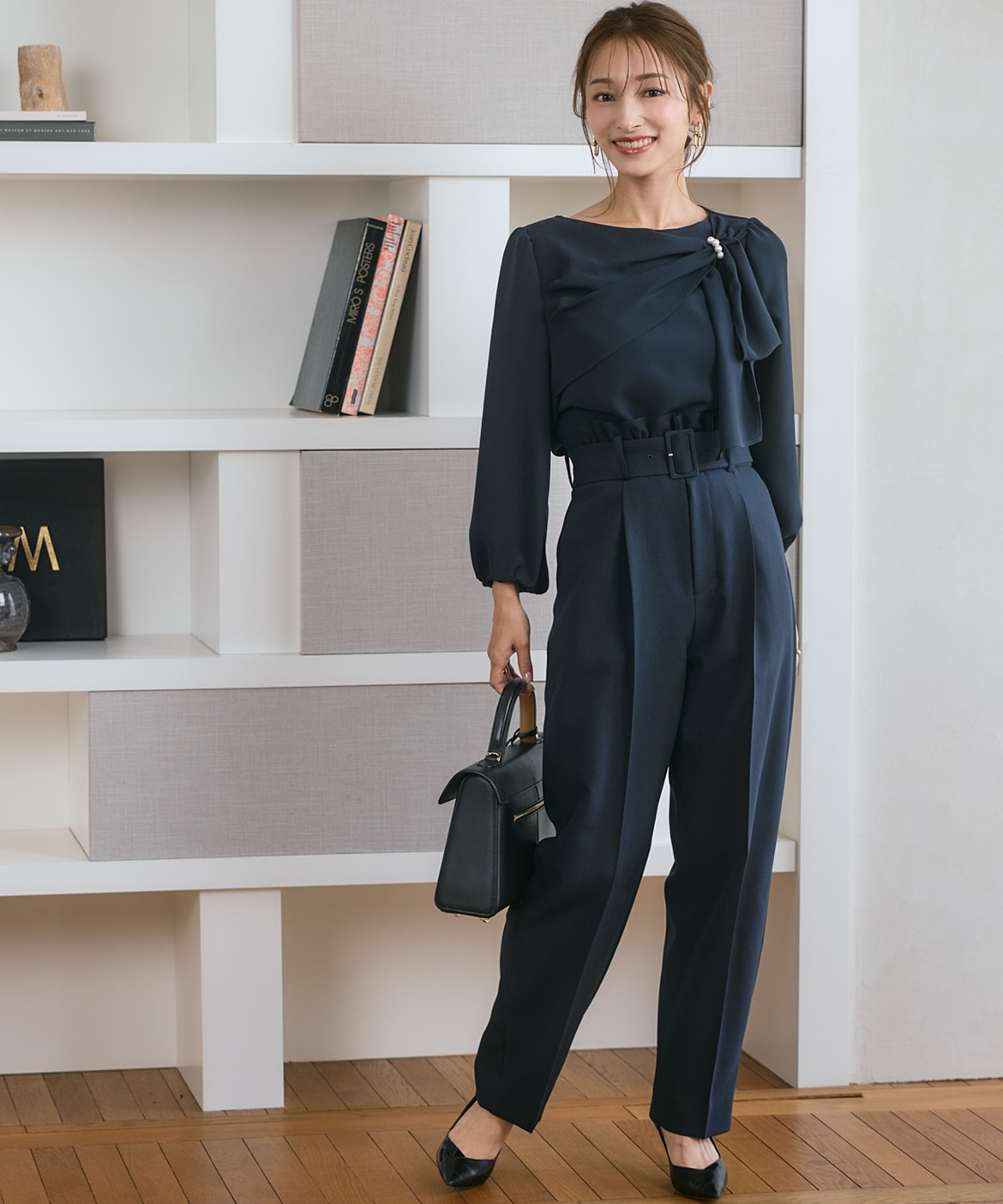 ボトムス mabli 25ss meadow stripe pants & necktie ボトムス mabli