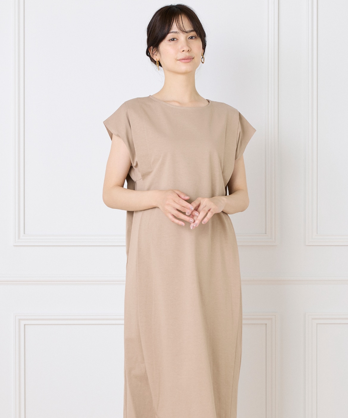 ショルダータックワンピース｜7-IDconcept.（セブンアイディコンセプト