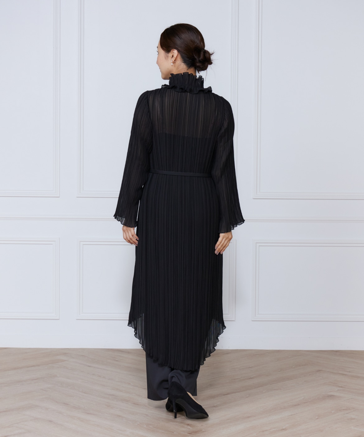 プリーツロングブラウス｜ef-de Black（エフデ ブラック）｜フランドル