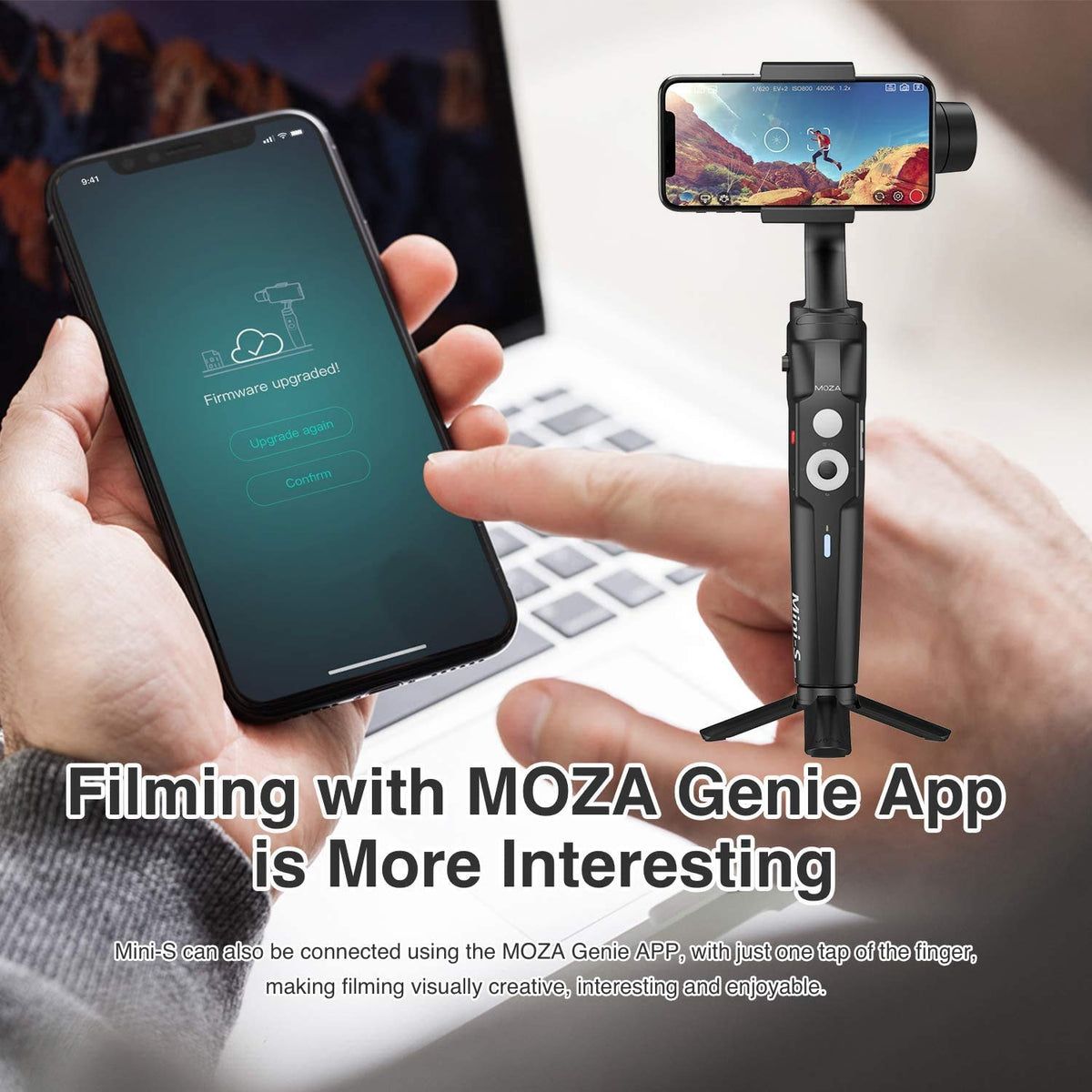 MOZA Mini-S Essential | Extremely Foldable Smartphone Gimbal