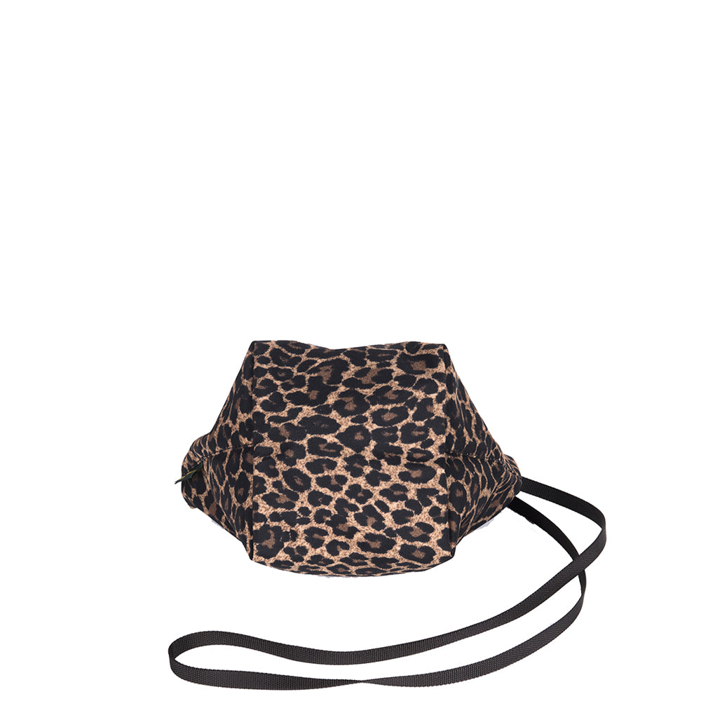 エルベシャプリエ Herve Chapelier 2885F レオパード (ナイロン舟型