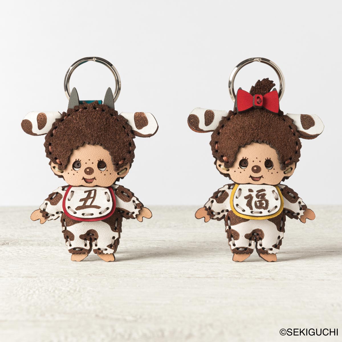 OJAGA DESIGN モンチッチ [モンチッチちゃん] 干支（丑）キーホルダー