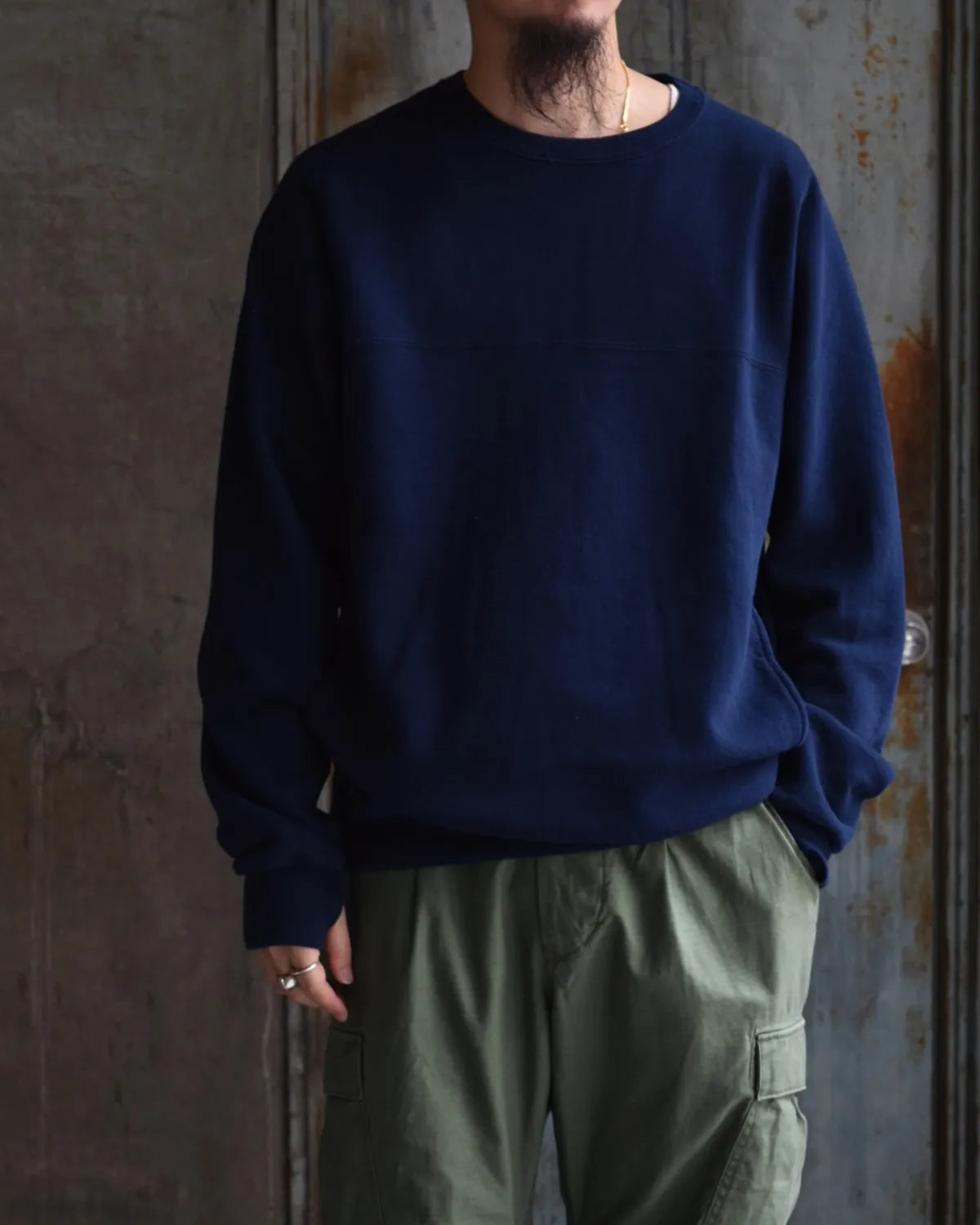 NONNATIVE（ノンネイティブ）/ DWELLER CREW PULLOVER COTTON SWEAT