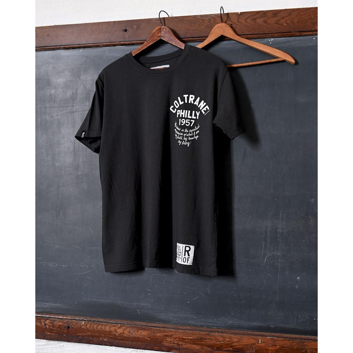 Coltrane Philly 1957 Vintage Black Cotton Tee – John Coltrane