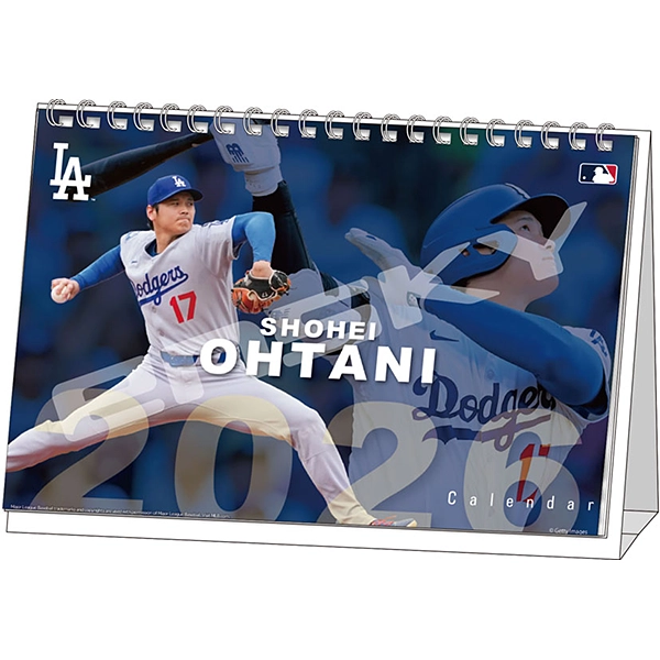 大谷翔平 2026年卓上カレンダー(青/白): 野球｜【公式】J SPORTS