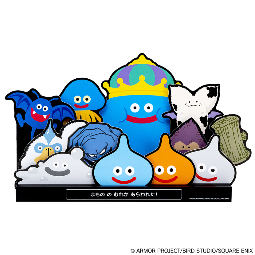 ドラゴンクエスト文具屋 木製台座付きカレンダー 2026 ＜まもののむれ