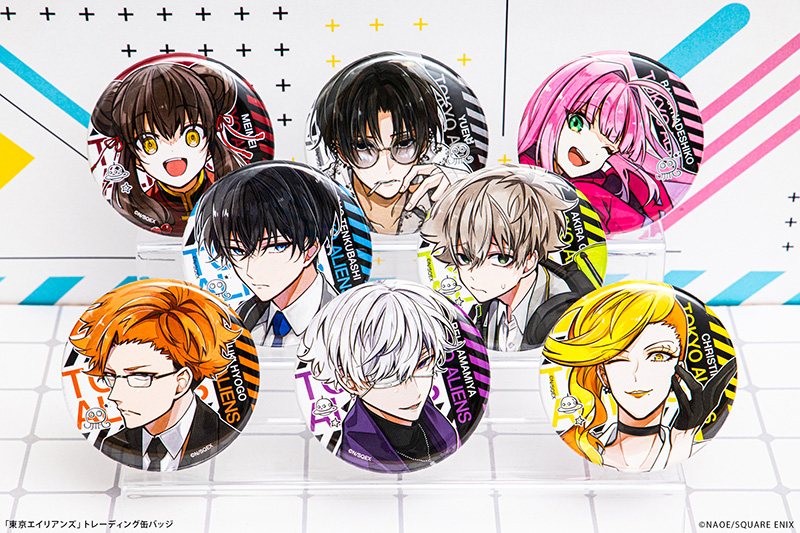 東京エイリアンズ」トレーディング缶バッジ | スクウェア・エニックス