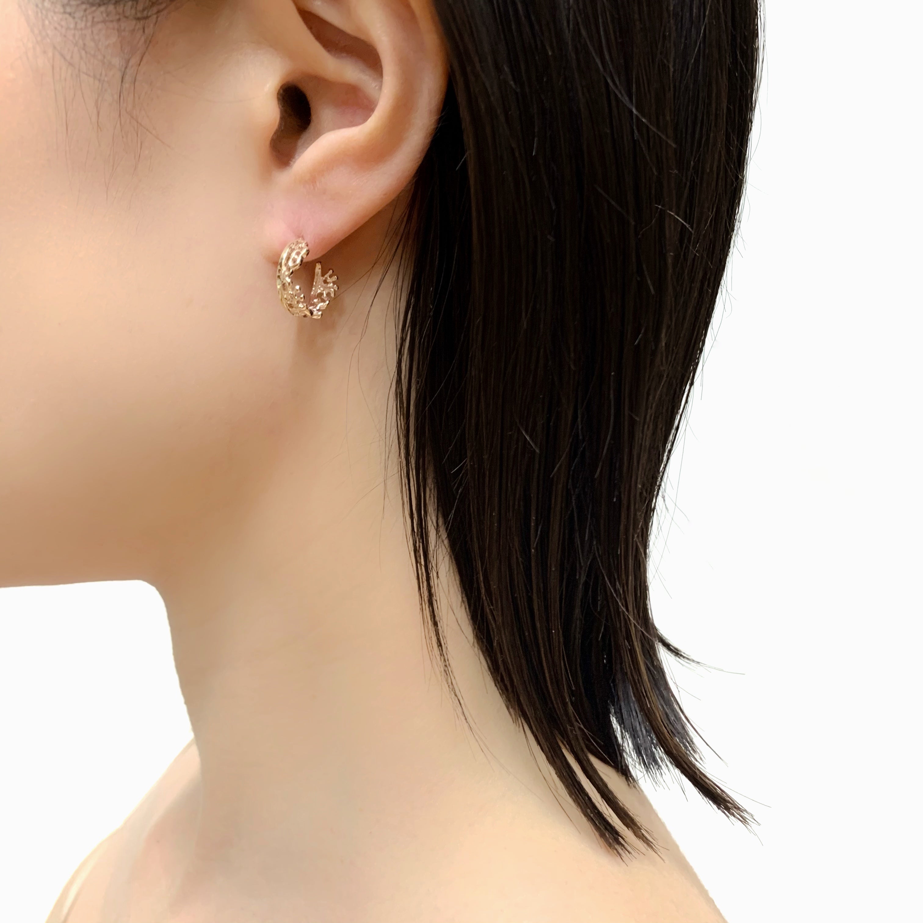 アトリエカオル 蝶 バタフライ ピアス K10 KAORU ピアス 片耳用 KAORU