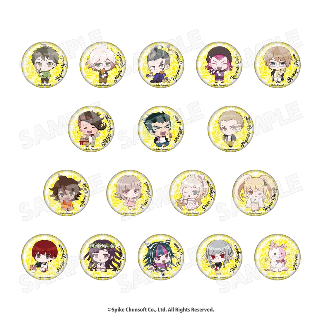 スーパーダンガンロンパ2 コラボ限定缶バッジ ブラインドパッケージ