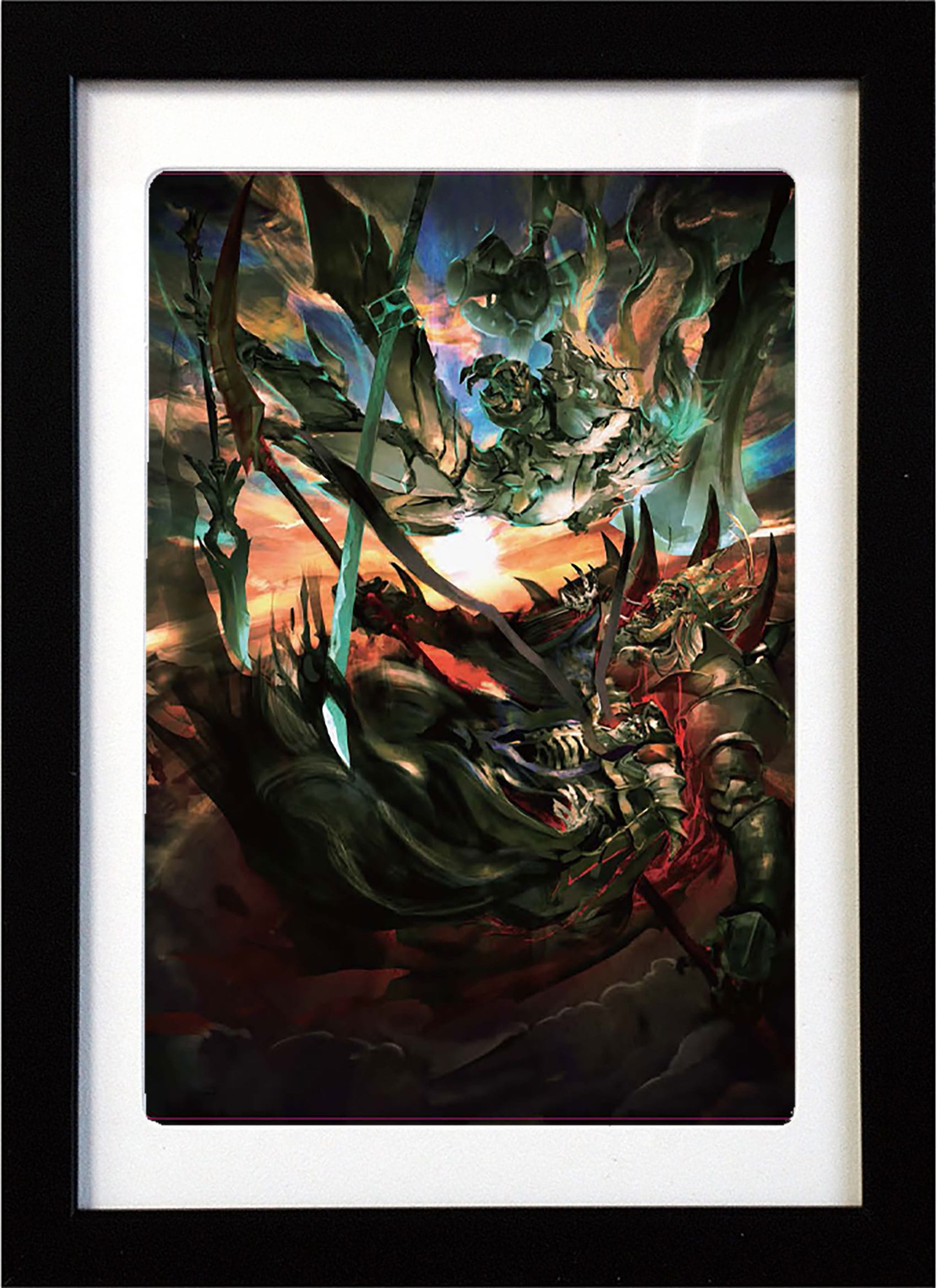 オーバーロード」so-binイラスト複製原画（白金の竜王）: その他グッズ