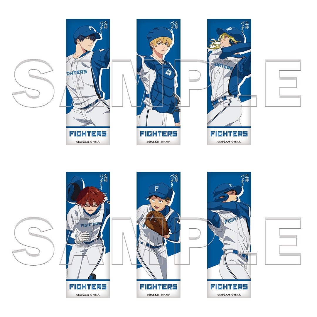 忘却バッテリー」トレーディング ロング缶バッジ（北海道日本ハム