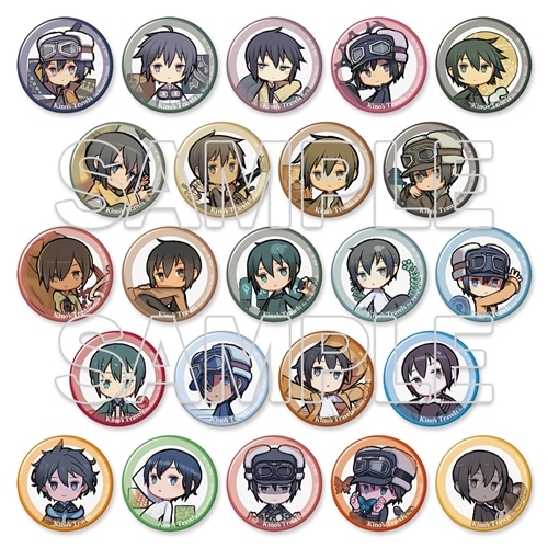 キノの旅 the Beautiful World』25周年記念 トレーディング缶バッジB